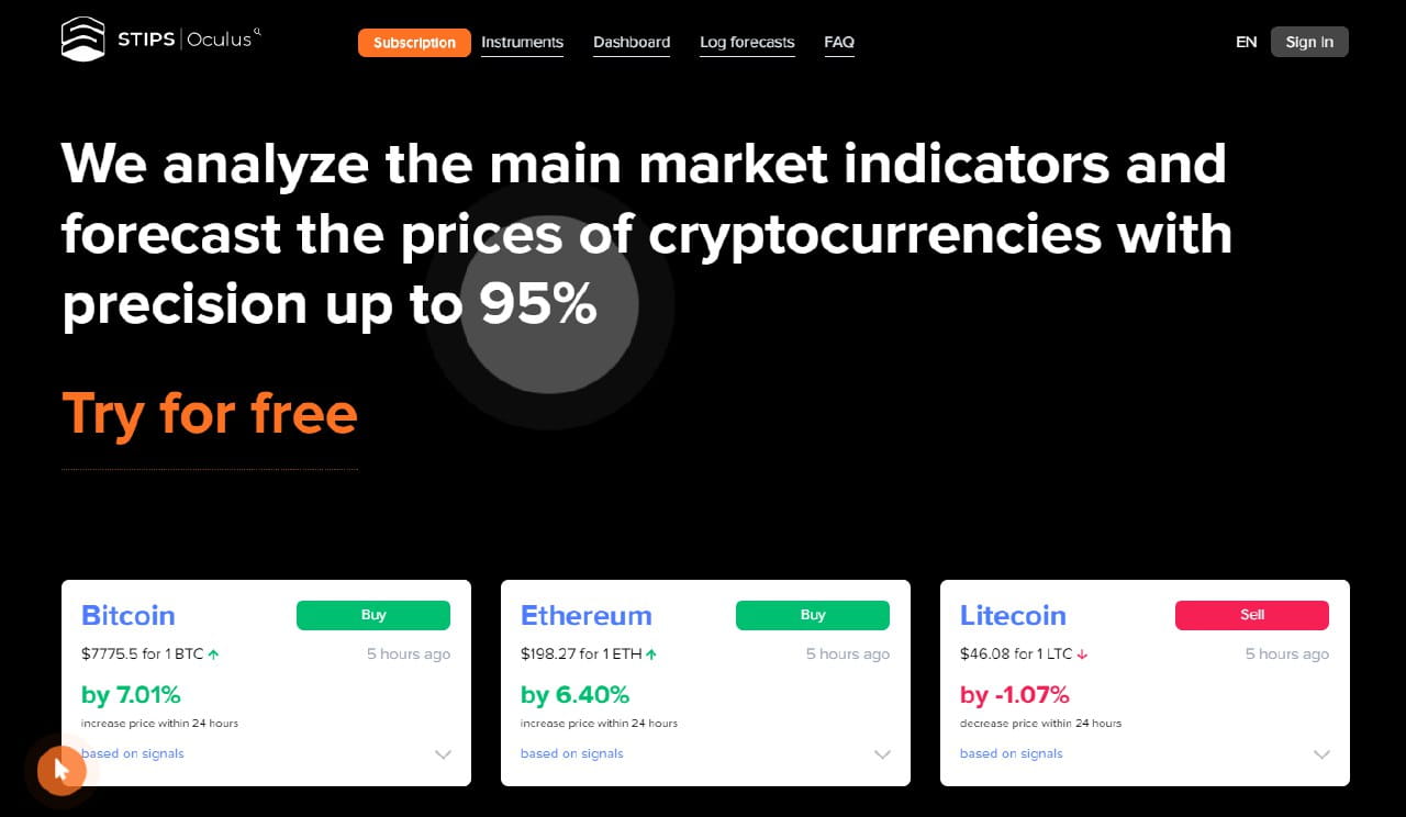 STIPS Oculus — Trading & Analytics Platform